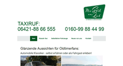 Desktop Screenshot of klassik-taxi.de